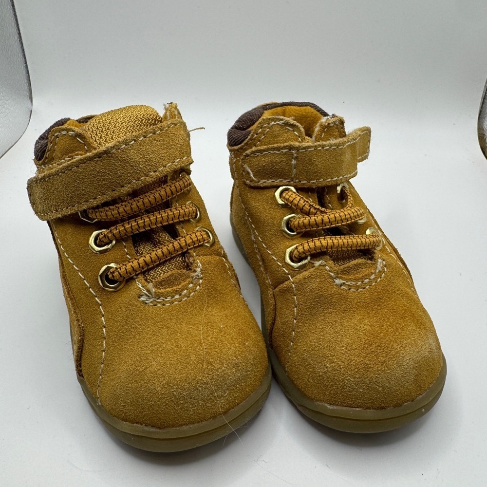 Teeny Toes Baby Boys 3M Brown Boots - Picture 2 of 4